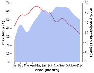 temperature and rainfall during the year in Nattarasankottai